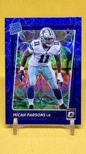 Micah Parsons RC 2021 Panini Donruss Optic - Rated Rookie #245 Blue Scope Prizm