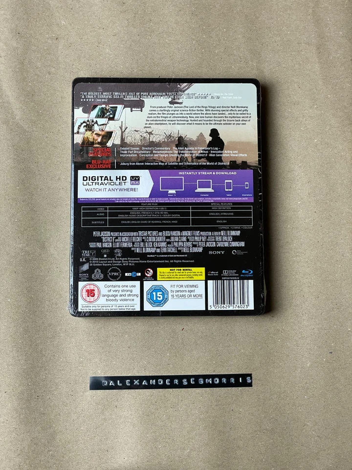 District 9 - Project Pop Art – Limited Edition Blu-ray Steelbook – New & Sealed - Image 2 of 4
