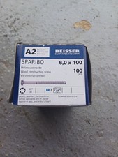 REISSER 100x SPARIBO-LK,Holzbauschraube, 6,0-100, STT r 30,Edelstahl