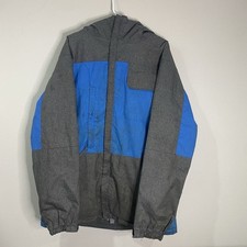 686 Mannual infiDRY Ski Jacket Waterproof Insulated XL Gray Blue Men 10k