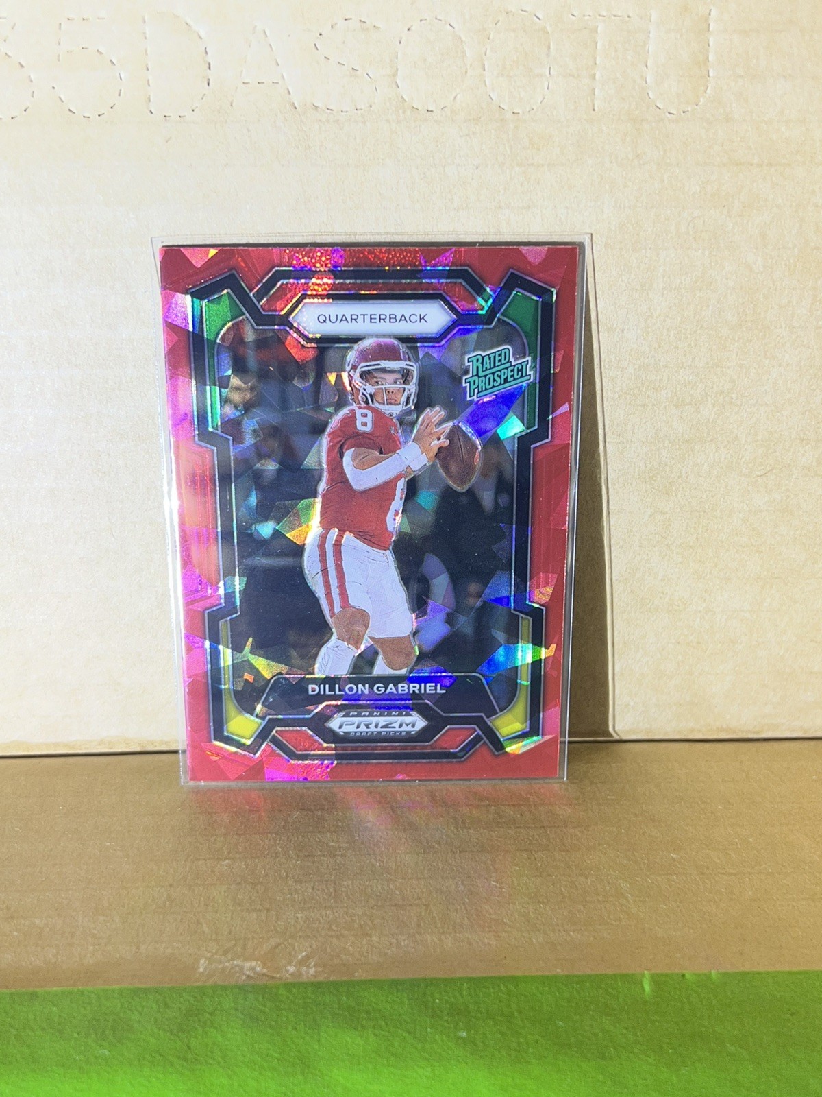 2024 Panini Prizm Draft Picks - Rated Prospect Dillon Gabriel  Red Cracked Ice