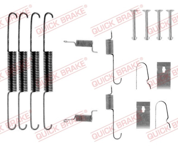 ZubehöRsatz Bremsbacken Quick Brake 105-0664 FüR 626 Mazda GD 3 Hatchback Wagon-image