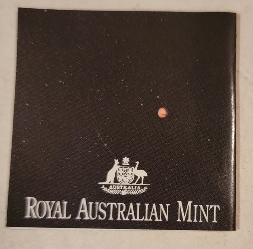 1992 $5 Five Dollar International Year of Space Proof Coin Royal Australian Mint - Picture 14 of 15