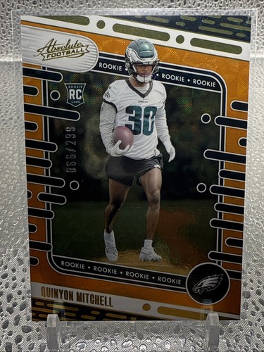 2024 Absolute Quinyon Mitchell Orange Mosaic Rookie /299 Philadelphia Eagles