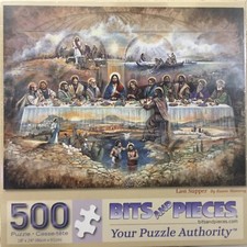 NEW Bits and Pieces LAST SUPPER 500 piece puzzle life of Christ Ruane Manning