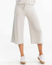 Fresh Produce S M XS Sullivan Wide Leg Crop Knit Sweat Pants Capris Lounge NWT