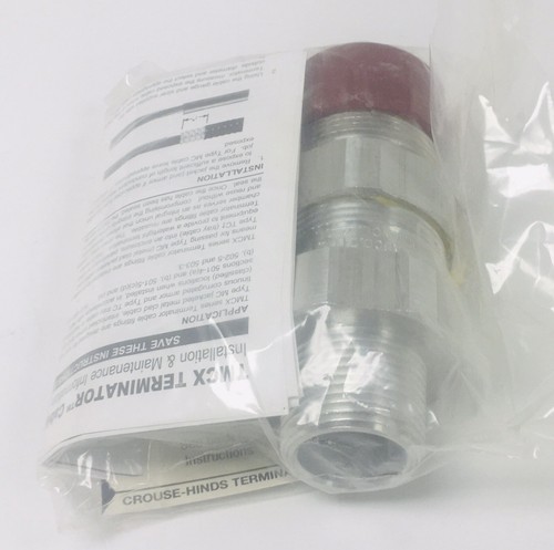 CROUSE HINDS TMCX3112 1" ¡GLÁNDULA DE CABLE BLINDADA REVESTIDA DE METAL! ¡NUEVA EN CAJA! - Imagen 11 de 12