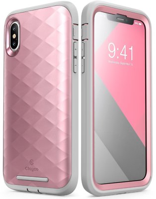 Original For iPhone X XS 8 8 Plus 7 7 Plus, Clayco Hera Full Case Cover +Screen