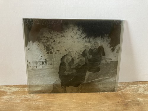 Vintage Fotografía Vidrio Negativos Mujeres Jóvenes Universidad Seton Años 1910 - Imagen 15 de 17