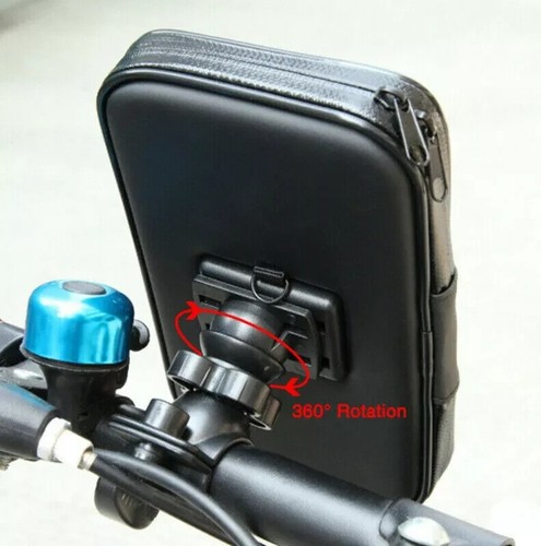 Waterproof Bicycle Bike Motorcycle Handlebar Mount Holder Case For Mobile Phone - Picture 10 of 14