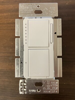 MACL-L3S25-WH Lutron Maestro dimmer & Switch White 120V 60Hz