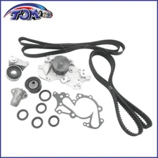 Timing Belt Kit Water Pump Hydraulic Tensioner V-Belt For 06-10 Hyundai Kia 2.7L
