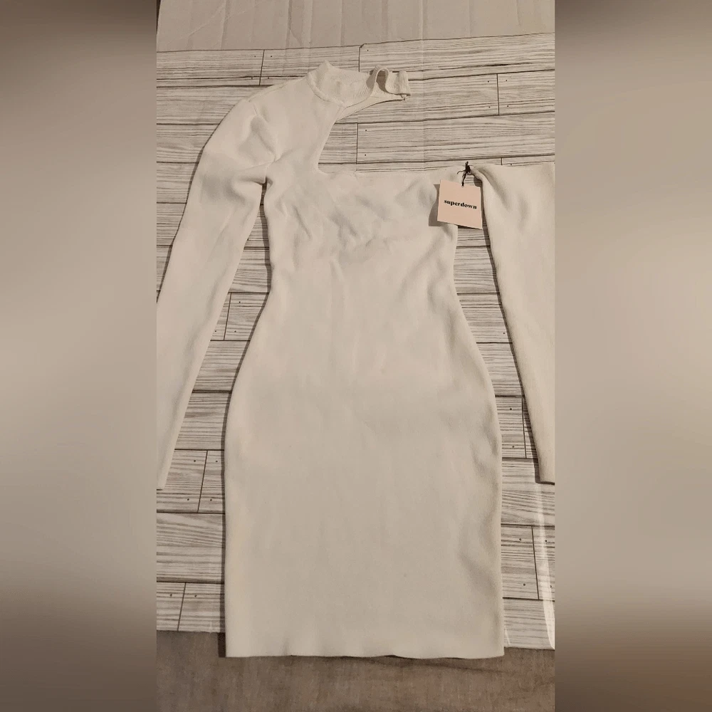 OFF WHITE Abito bianco Superdown Kattie taglia XS