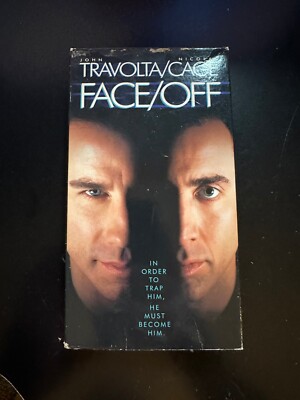 FACE/OFF - VHS 1997 - JOHN TRAVOLTA NICOLAS CAGE