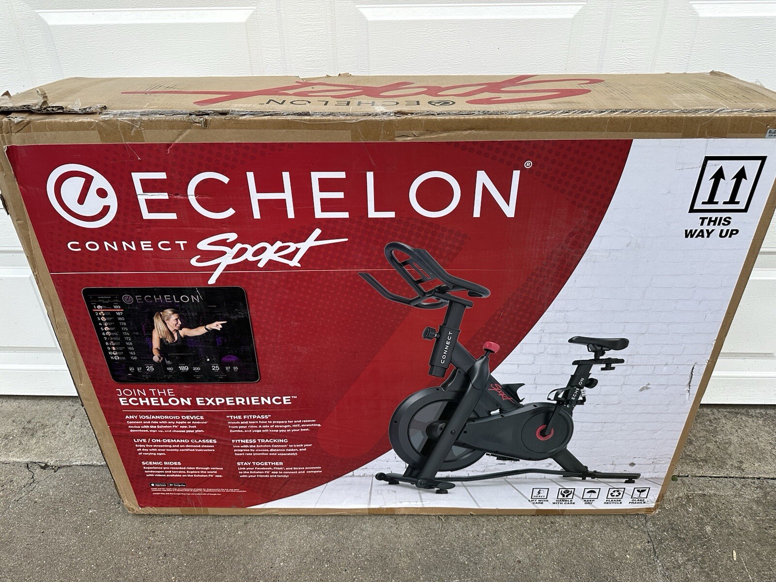 Echelon Connect Sport Indoor Cycling Exercise Bike, 40+ Daily Live