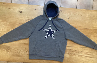 Dallas Cowboys Jacket Adult M Grey Graphic NFL Hoodie Fandom Sweatshirt  Mens M