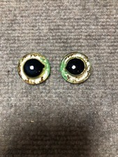 Glass Fish Eyes 20mm One Pair Taxidermy