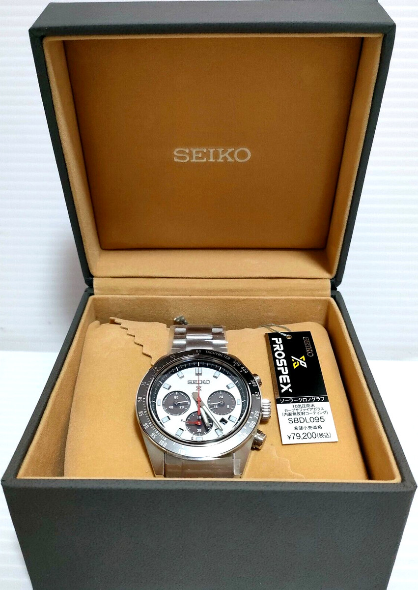SEIKO Prospex SPEEDTIMER Solar Chronograph Panda SBDL095 Men's