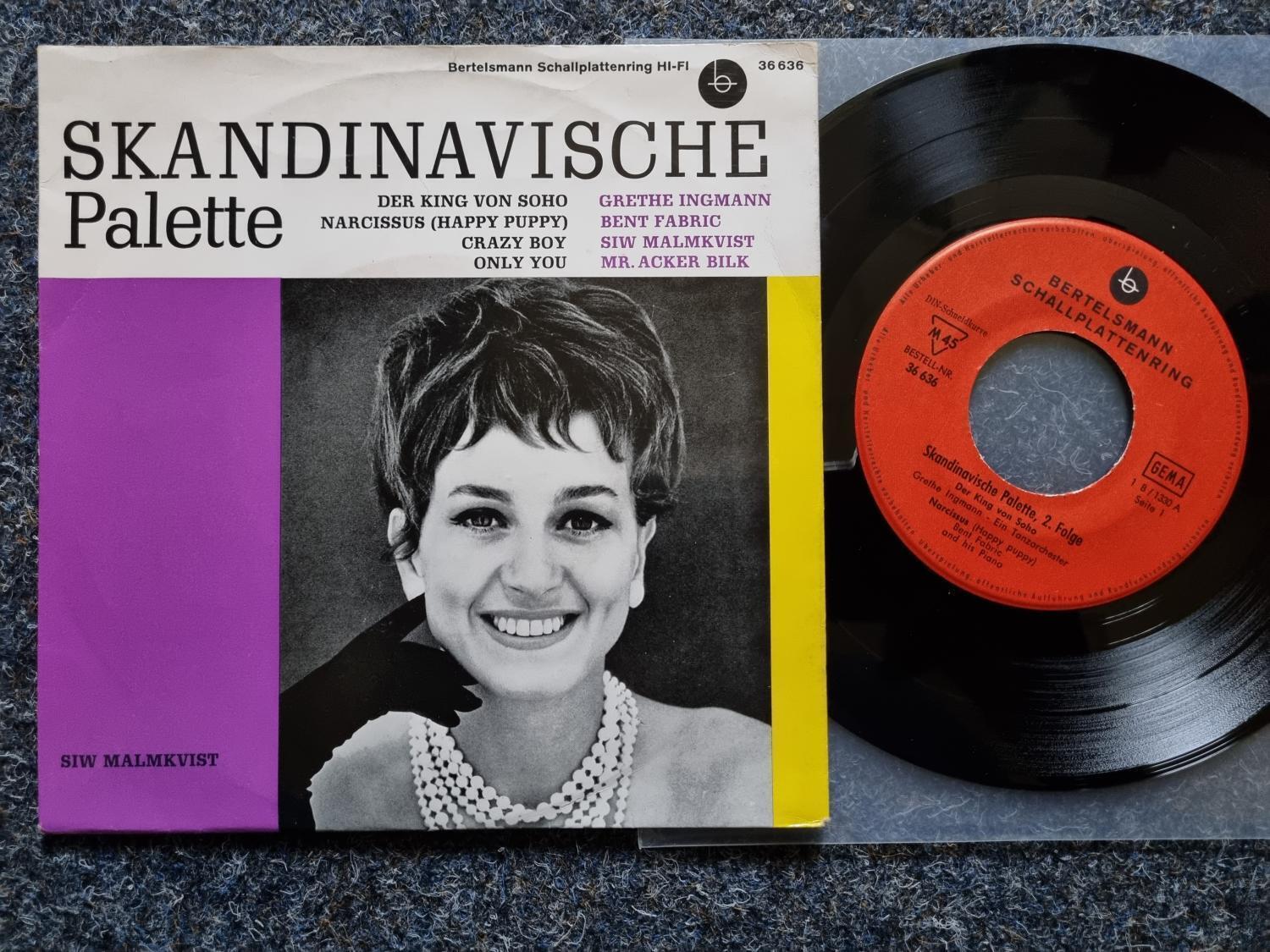 7"" EP Single Vinyl Skandinavische Palette : Grethe Ingmann/ Siw Malmkvist/ Bent