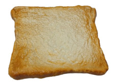 Play Food Display Vintage Realistic Toast Slice