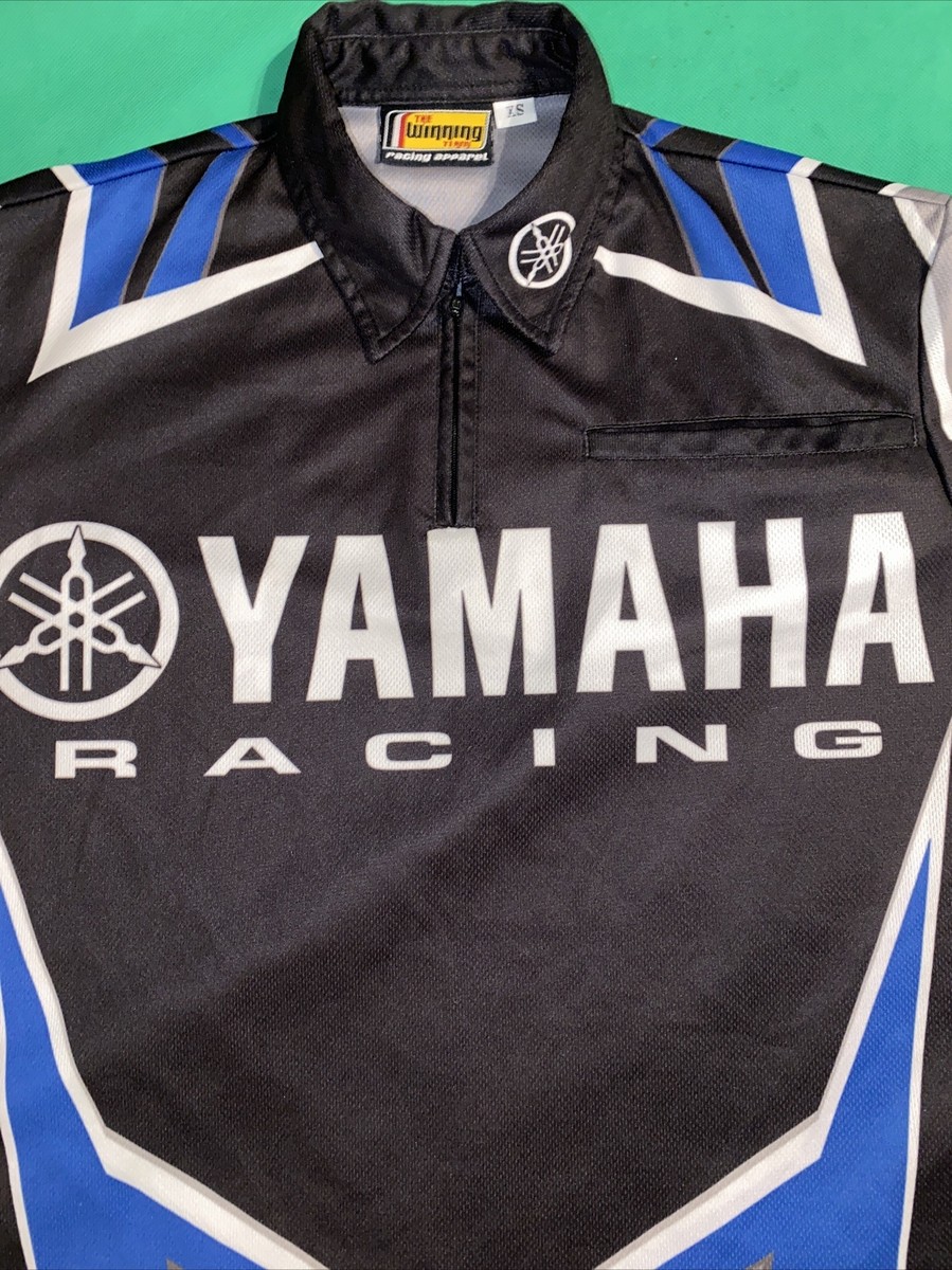 【値下げ/希少】Yamaha Factory Racing Team ポロシャツ The Winning Team Yamaha Racing Polo Shirt Mens 1/4 Zip Short