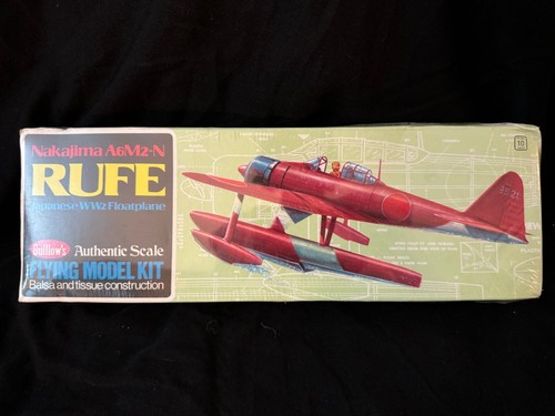 Flying Balsa Model Kit Guillow's 507 Nakajima A6M2-N Rufe 16” New in ...