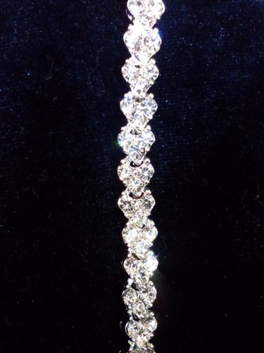 Bracciale trilogy Donna SWAROVSKI ELEMENTS ORIGINALI Argento 925 Gioielli Cuore - Foto 9 di 11