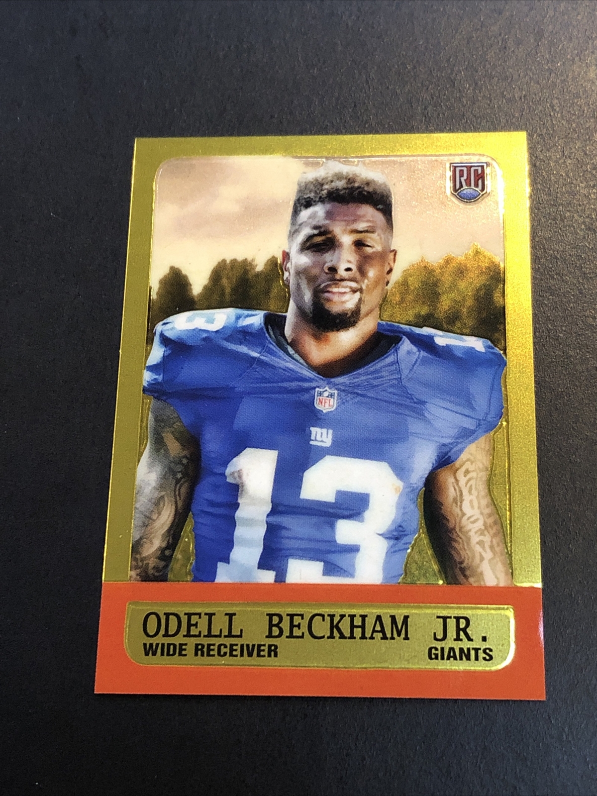 Odell Beckham Jr Rookie 1963 Mini Gold - 2014 Topps Chrome #4 | eBay