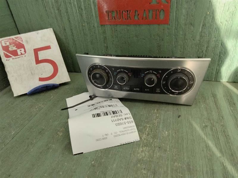 2006 MERCEDES C230 AC HEAT CLIMATE TEMPERATURE CONTROL OEM