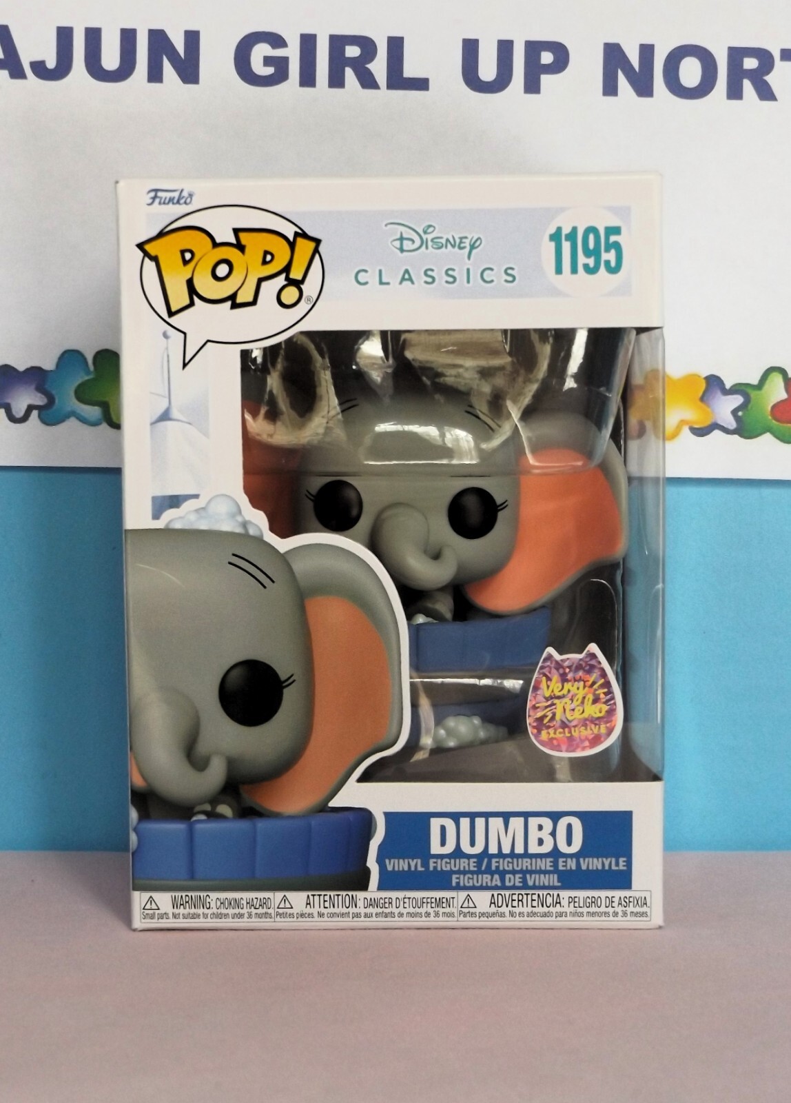 Bnib Funko Pop 2022 Disney Classics #1195 Dumbo In Bath Very Neko Exclusive