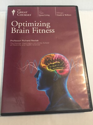 Optimizing brain Fitness Great Courses DVD Ships Free Same Day with Tracking