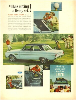 1962 Classic Car AD FORD FALCON FUTURA , vinyl roof 061920 | eBay