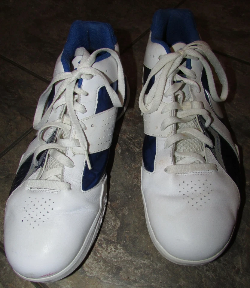 Nike Zoom KD Kevin Durant III Basketball Shoes White/Blue/Silver Size 12 #417279 - Image 3 of 4