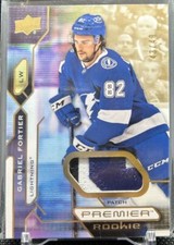 2021-22 Upper Deck Premier Premium Memorabilia Gabriel Fortier 43/49 Tampa Bay