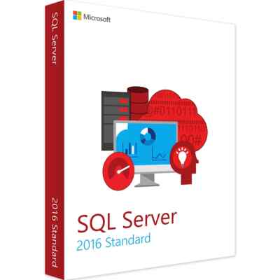 Microsoft SQL Server 2016 Standard with 8 Core License, unlimited User CALs