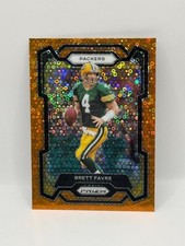 2023 PANINI PRISM FOOTBALL BRETT FAVRE ORANGE LAZER