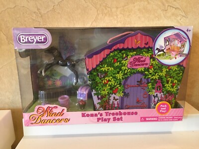 BREYER WIND DANCERS - Kona sTreehous Play Set # 100116