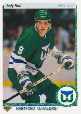 1990-91 Upper Deck French #322 JODY HULL - Hartford Whalers