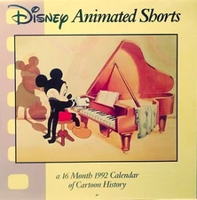 DISNEY ANIMATED SHORTS 1992 CALENDAR OF CARTOON HISTORY BRAND NEW, PRISTINE MINT