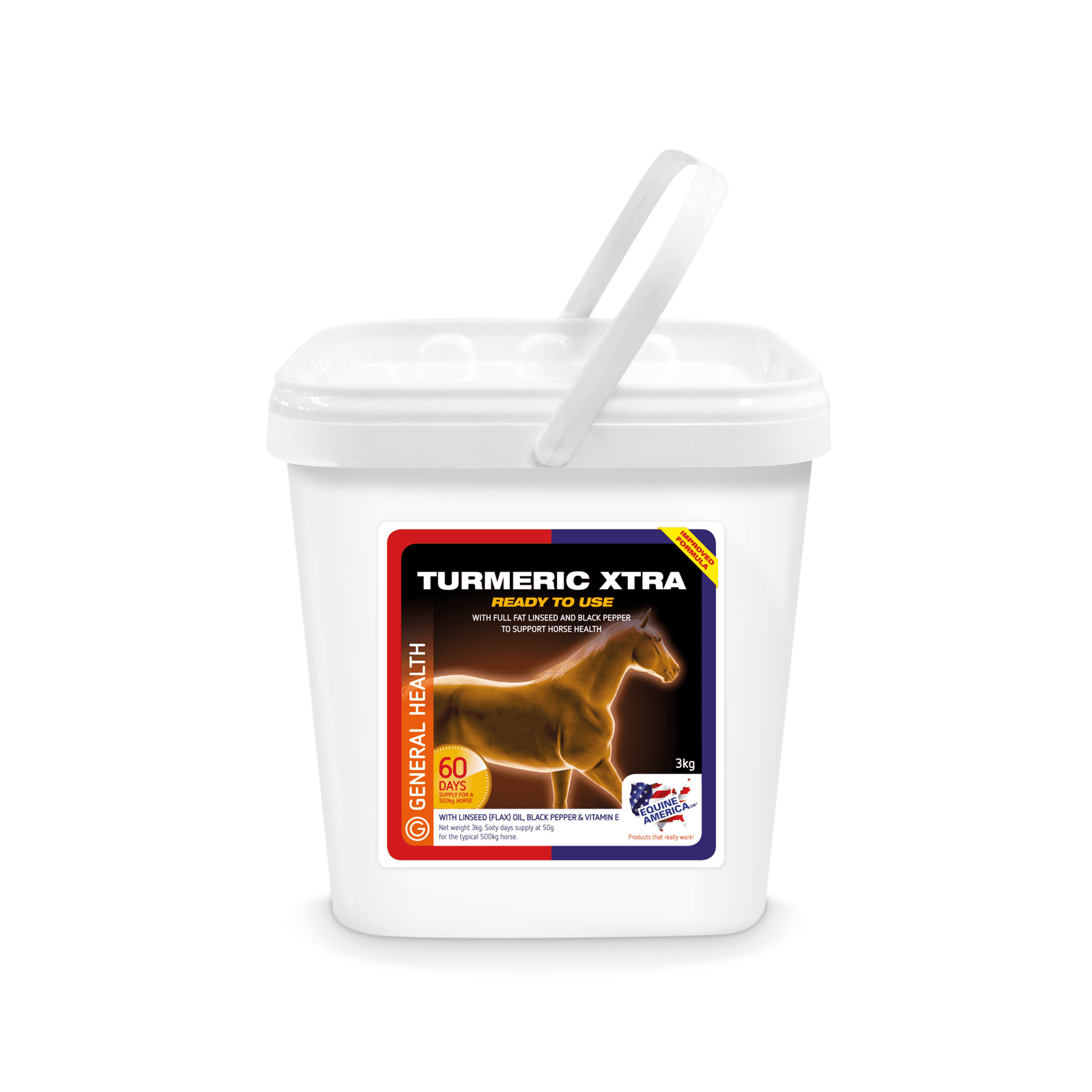 Equine America Turmeric Xtra 3kg | Equestrian Supplement