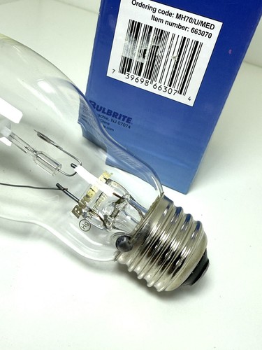 Bulbrite MH70/U/MED/ 70 Watt Metal Halide Light Bulb, Med Base 663070 - Picture 4 of 4