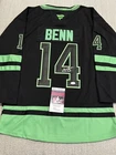JSA COA JAMIE BENN Signed Autographed Dallas Stars Black Hockey Jersey
