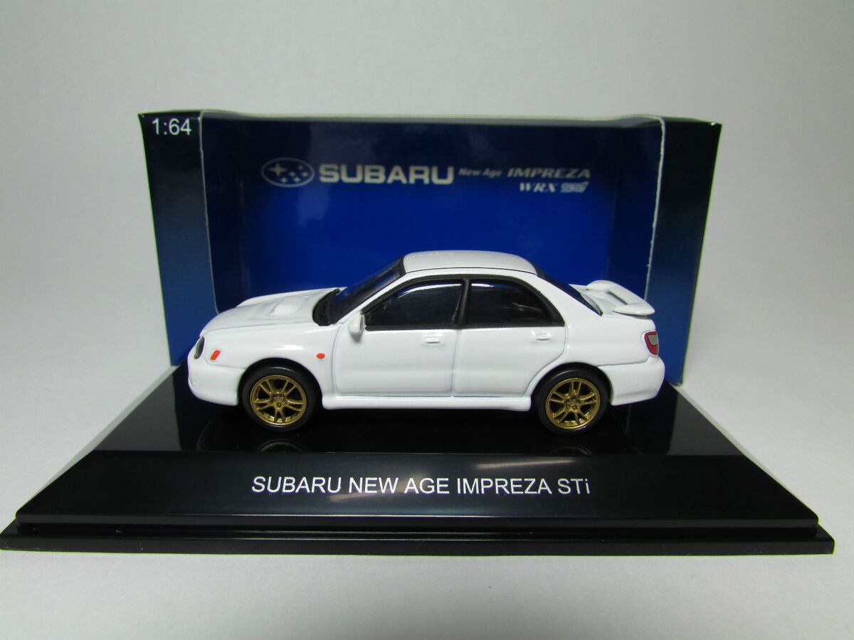AUTOART 1/64 SUBARU IMPREZA WRX STI 2001 WHITE RHD n KYOSHO AUTOART 1/64 SUBARU IMPREZA WRX STI 2001 WHITE RHD n KYOSHO