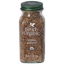 Simply Organic Organic Lemon Pepper 3.17 Oz