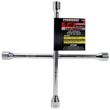 Powerbuilt Universal/SAE/Metric Lug Wrench, 14-In.