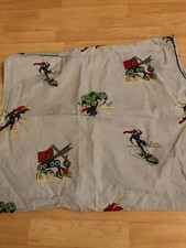 Pottery Barn Kids Pillow Sham Superman DC Comics Blue Superhero 22" x 28"