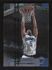 1999-00 Topps Finest with Peel Coating Elden Campbell #185 Charlotte Hornets