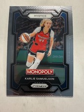 Karlie Samuelson 2024 Washington Mystics WNBA Card #33 Panini Prizm Monopoly