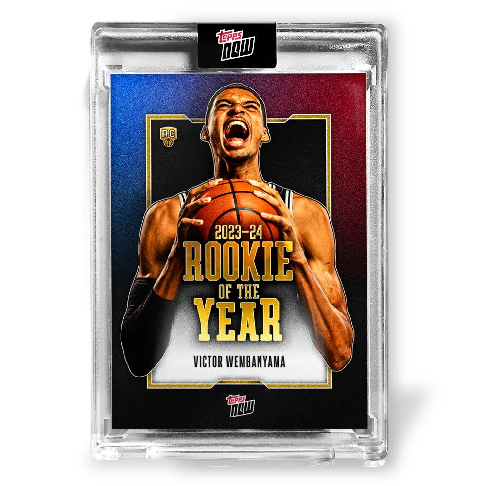 Victor Wembanyama - 2023-24 TOPPS NOW Basketball Card VW-6, ROY | eBay