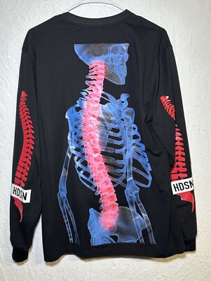 Hudson outerwear skeleton X-ray Long sleeve T-shirt | Men s Size Medium
